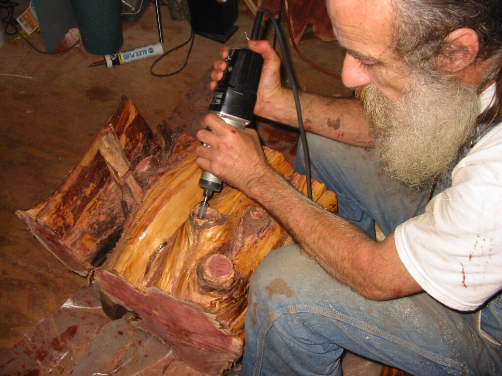 Barney Barnwell wood carving